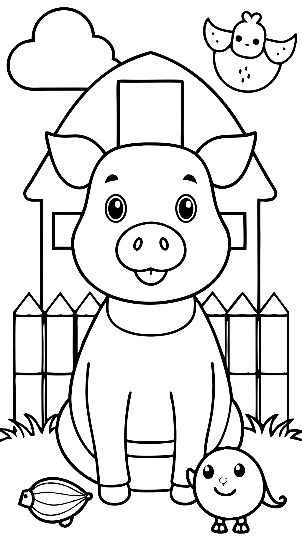 printable farm animal coloring pages